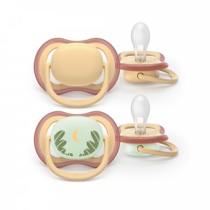 Lot de 2 sucettes ultra air 0-6 mois scf087/09 Avent-philips