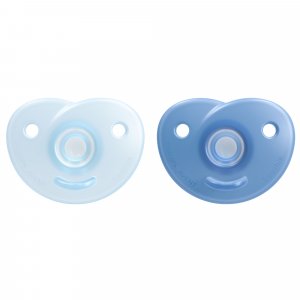 Lot de 2 sucettes soothie 0-6 mois bleu Avent-philips