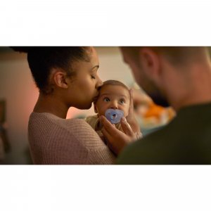 Lot de 2 sucettes soothie 0-6 mois bleu Avent-philips