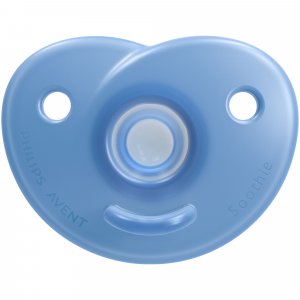 Lot de 2 sucettes soothie 0-6 mois bleu Avent-philips