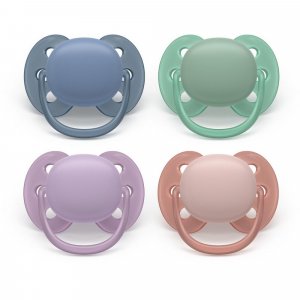 Lot de 2 sucettes ultra soft 6-18 mois scf091/44 Avent-philips