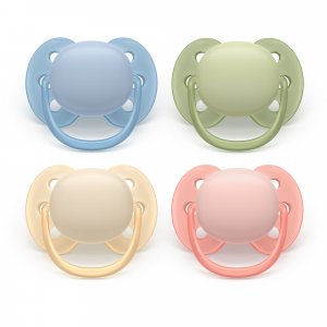 Lot de 2 sucettes ultra soft 0-6 mois scf091/39 Avent-philips