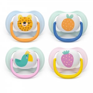 Lot de 2 sucettes ultra air 0-6 mois scf080/25 Avent-philips