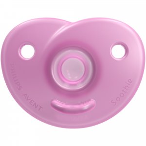 Lot de 2 sucettes soothie 0-6 mois rose Avent-philips