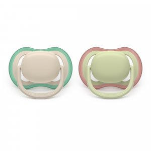 Lot de 2 sucettes ultra air 6-18 mois scf087/16 Avent-philips