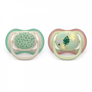 Lot de 2 sucettes ultra air 6-18 mois scf087/17 Avent-philips