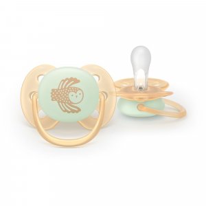 Lot de 2 sucettes ultra soft 0-6 mois scf094/11 Avent-philips