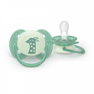 Lot de 2 sucettes ultra soft 6-18 mois scf094/12 Avent-philips