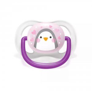 Lot de 2 sucettes ultra air 0/6 mois animaux 2 Avent-philips