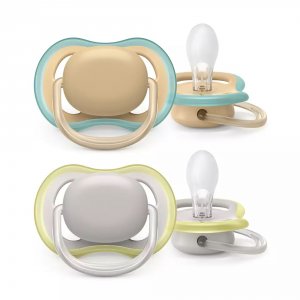 Lot de 2 sucettes ultra air 0/6 mois Avent-philips