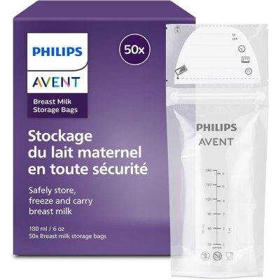Lot de 50 sachets de conservation lait maternel 180ml