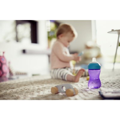 Tasse bec 300 ml violet et bleu