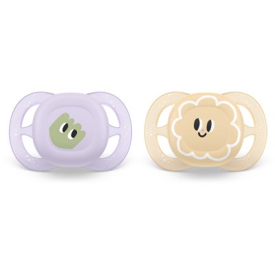 Lot de 2 sucettes ultra start 0-2 mois scf075/13