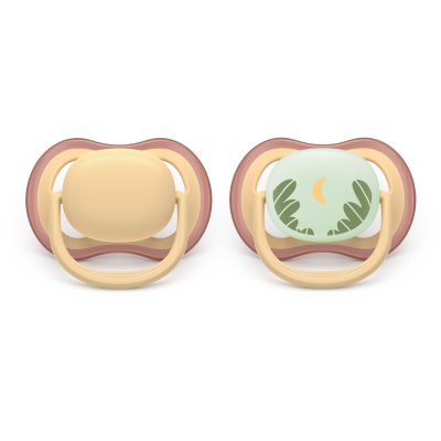 Lot de 2 sucettes ultra air 0-6 mois scf087/09