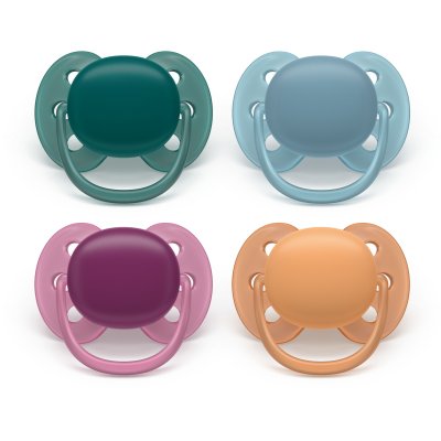 Lot de 2 sucettes ultra soft 18 mois et plus scf093/04