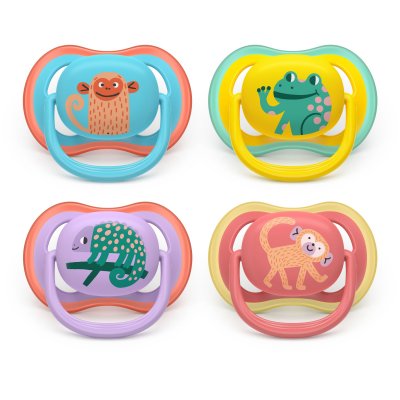 Lot de 2 sucettes ultra air 18 mois et plus scf349/49