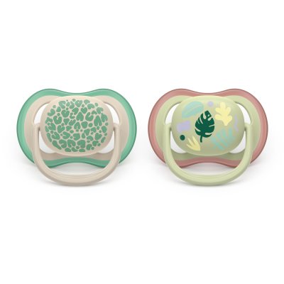 Lot de 2 sucettes ultra air 6-18 mois scf087/17