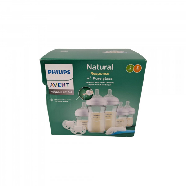 Les imparfaits - coffret biberons verre nouveau-né natural response scd879/11 Avent-philips
