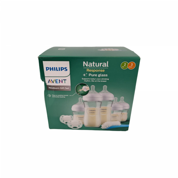 Les imparfaits - coffret biberons verre nouveau-né natural response scd879/11 Avent-philips