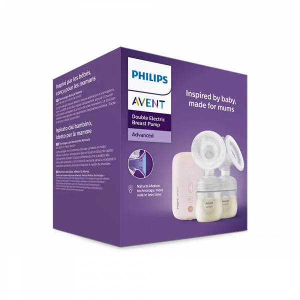 Tire-lait éléctrique double natural motion scf397/31 Avent-philips