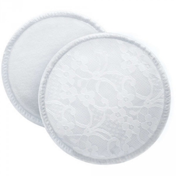 6 coussinets d'allaitement lavables