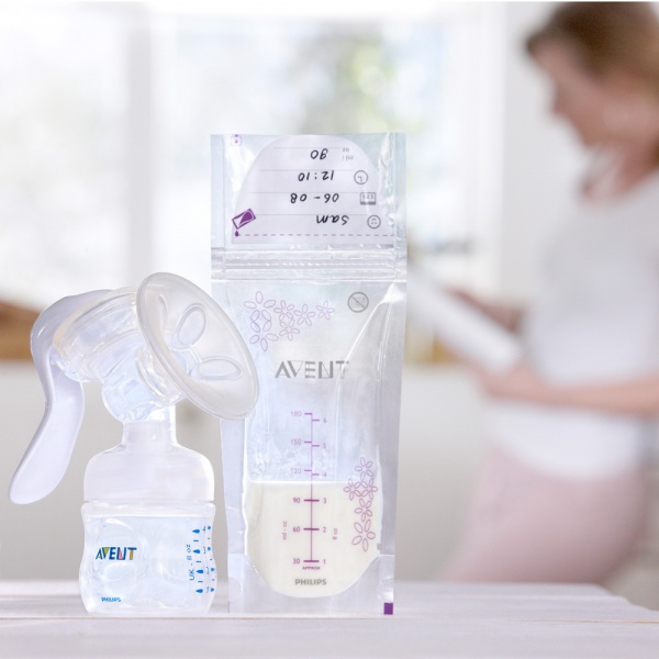Sachets de conservation du lait maternel 180 ml x 25 Avent-philips