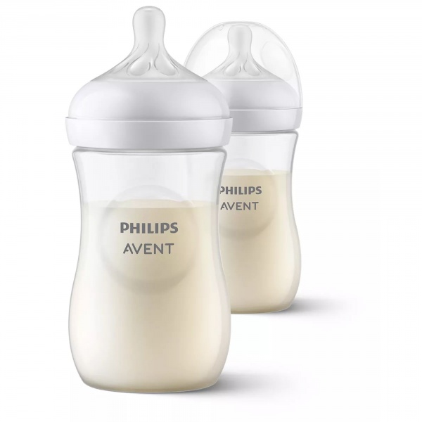 Lot de 2 biberons natural response 260 ml Avent-philips