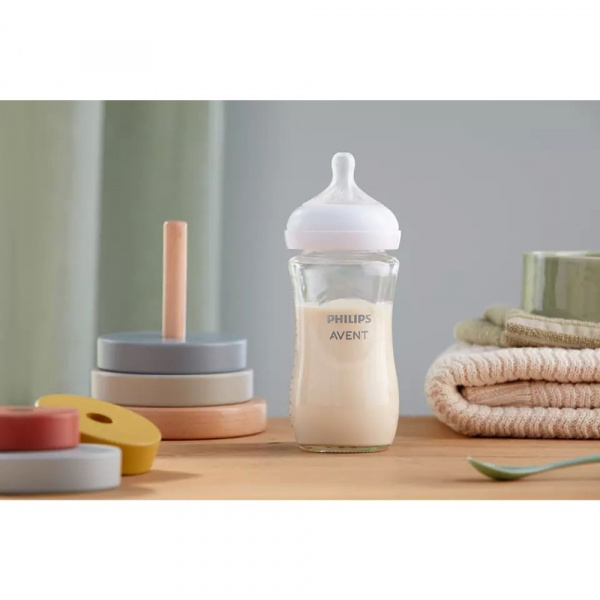Lot de 2 biberons natural response 240 ml Avent-philips