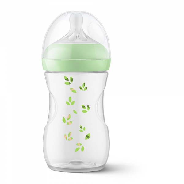 Biberon natural response 260 ml feuilles Avent-philips