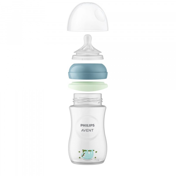 Biberon natural response 260 ml avec anneau phosphorescent Avent-philips