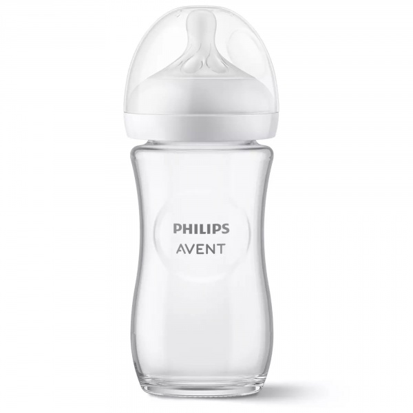Biberon natural response verre 240 ml Avent-philips