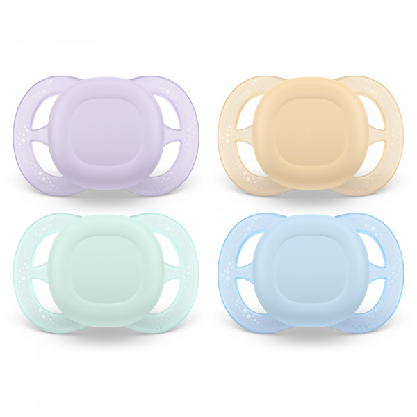 Lot de 2 sucettes ultra start 0/2 mois color Avent-philips