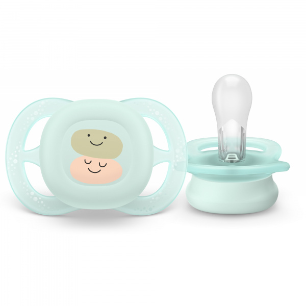 Lot de 2 sucettes ultra start 0/2 mois print Avent-philips