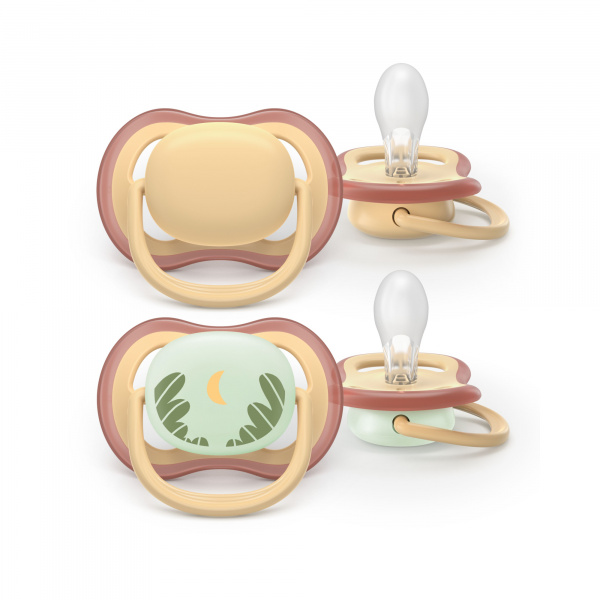 Lot de 2 sucettes ultra air 0-6 mois scf087/09 Avent-philips