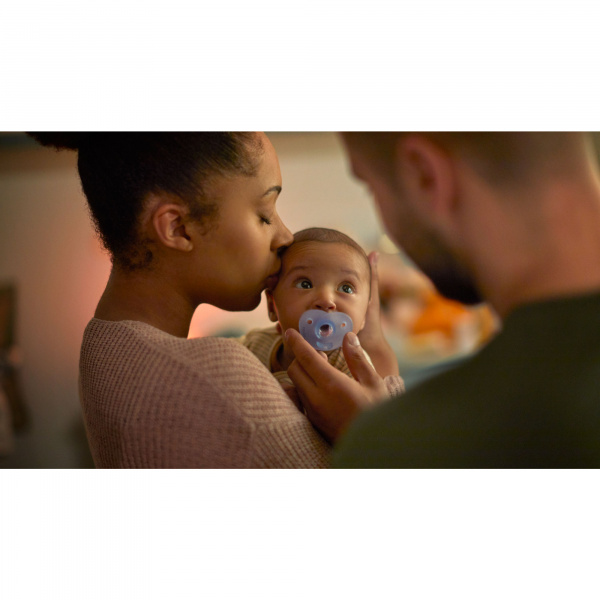 Lot de 2 sucettes soothie 0-6 mois bleu Avent-philips