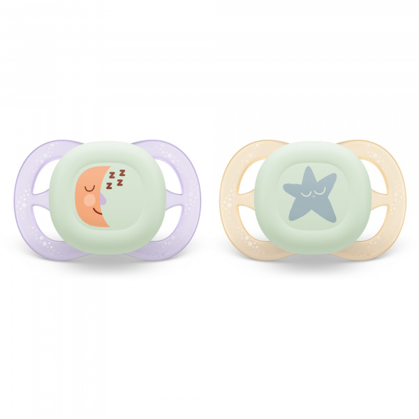 Lot de 2 sucettes ultra start 0-2 mois scf075/11 Avent-philips