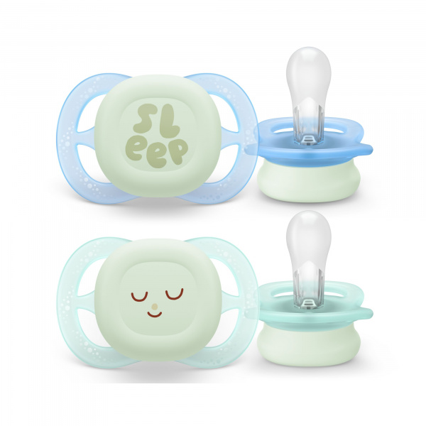 Lot de 2 sucettes ultra start 0-2 mois scf075/11 Avent-philips