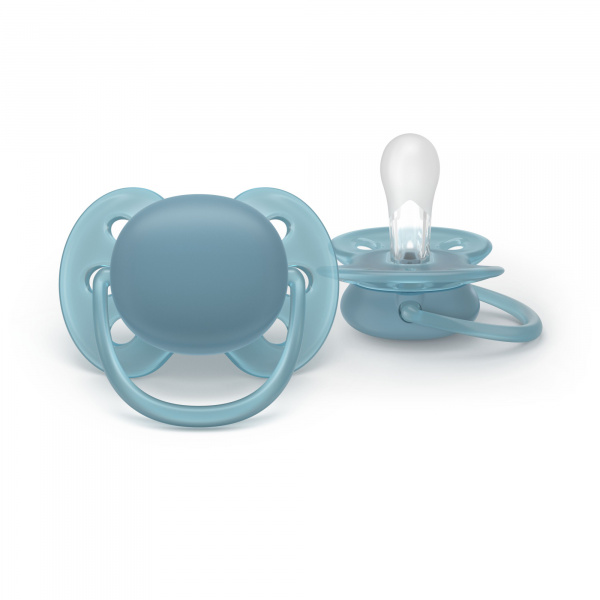 Lot de 2 sucettes ultra soft 18 mois et plus scf093/04 Avent-philips