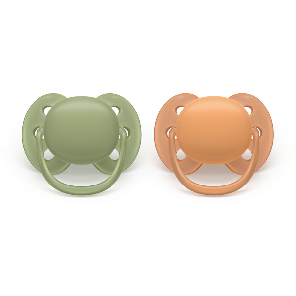 Lot de 2 sucettes ultra soft 18 mois et plus scf093/05 Avent-philips