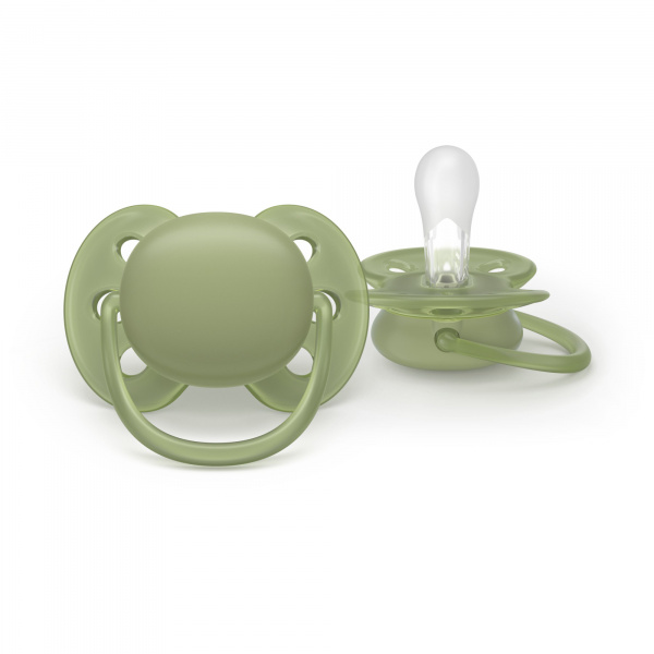 Lot de 2 sucettes ultra soft 18 mois et plus scf093/05 Avent-philips