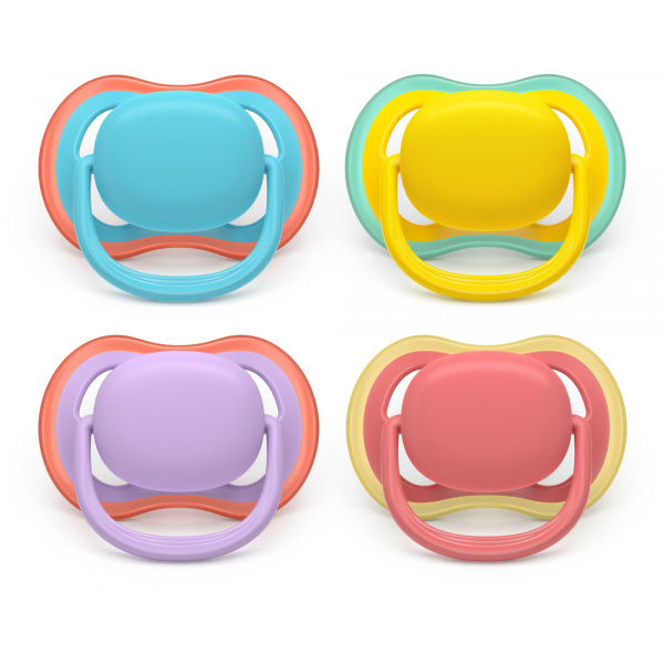 Lot de 2 sucettes ultra air 18 mois et plus scf349/48 Avent-philips