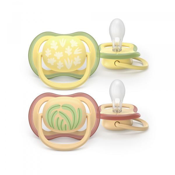 Lot de 2 sucettes ultra air 0-6 mois scf087/08 Avent-philips