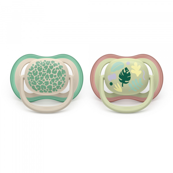 Lot de 2 sucettes ultra air 6-18 mois scf087/17 Avent-philips