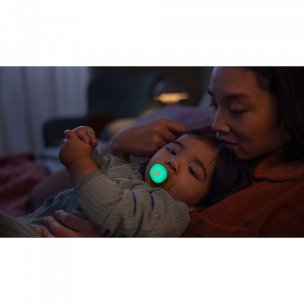 Lot de 2 sucettes ultra soft 6-18 mois scf094/12 Avent-philips