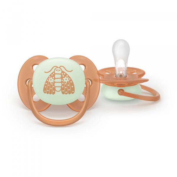 Lot de 2 sucettes ultra soft 18 mois et plus scf094/13 Avent-philips