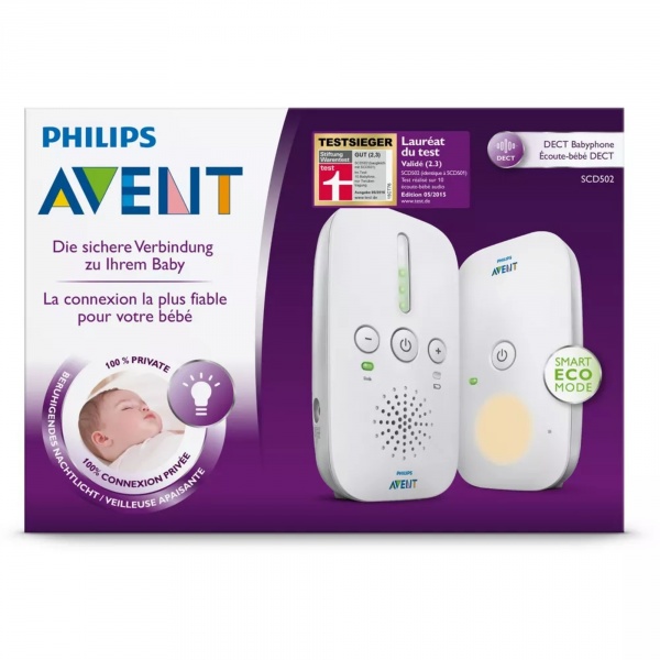 Babyphone audio dect scd502/26 Avent-philips
