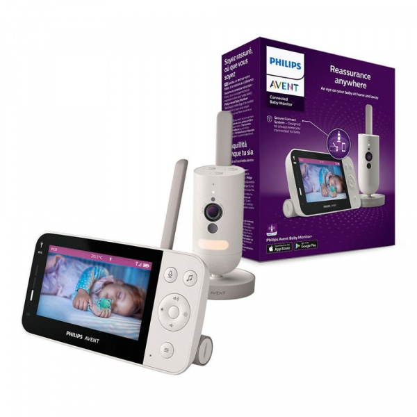 Babyphone vidéo numérique connecté scd921/26 de Aventphilips sur allobébé
