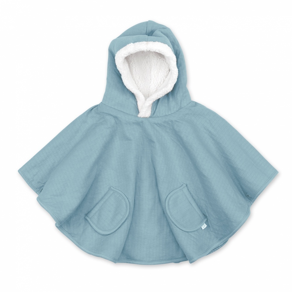 Poncho pour siège auto teddy et gaze de coton cadum wonder de