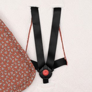 Nid d'ange biside pady jersey teddy carmin Bemini