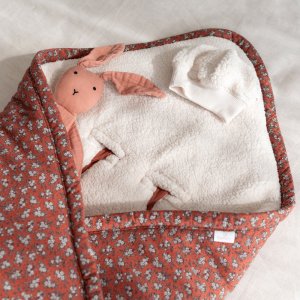 Nid d'ange biside pady jersey teddy carmin Bemini